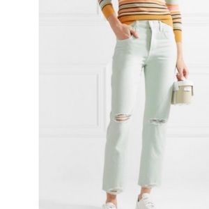 NWT JBRAND cropped straight leg jeans